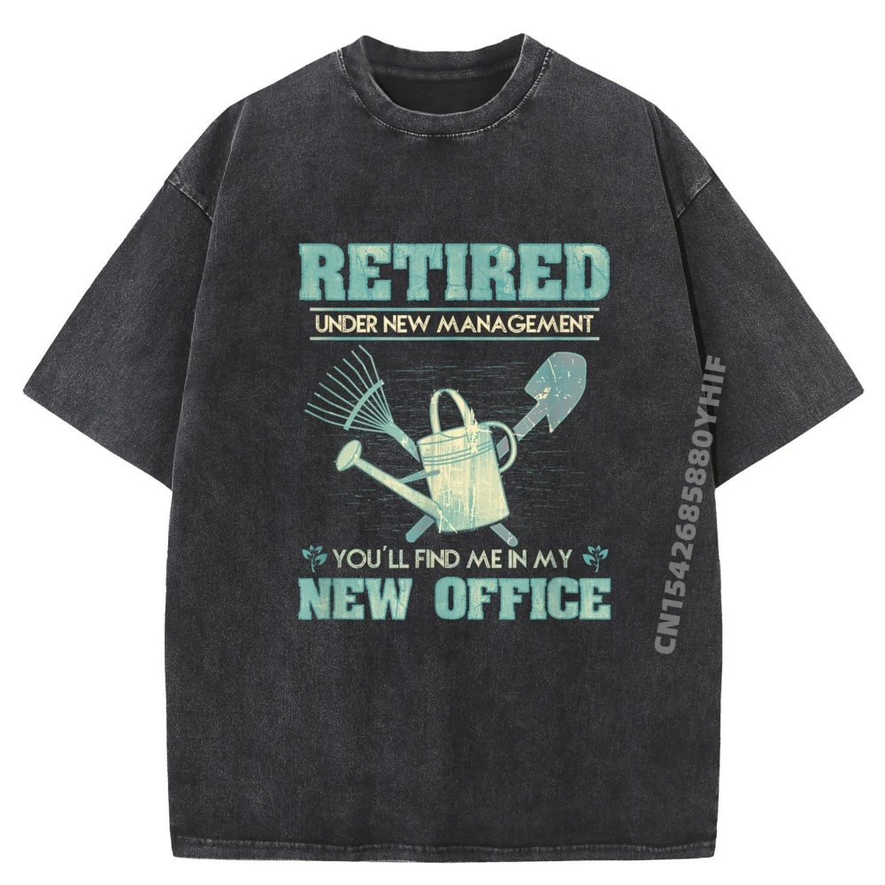 

Футболки с принтом «Огородник на пенсии», роскошный дизайн, мужские футболки, свободная футболка с рисунком, обычные забавные потертые футболки