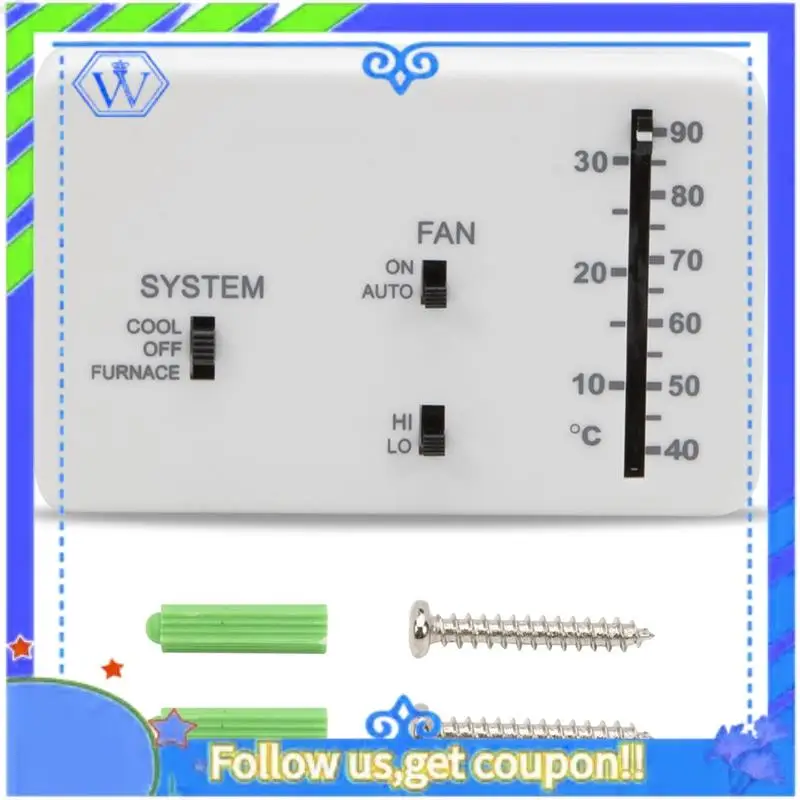 

M46K-RV Thermostat, RV Analog Thermostat Replacement Parts Accessories For Dometic (Cool Only/Furnace) 3106995.032