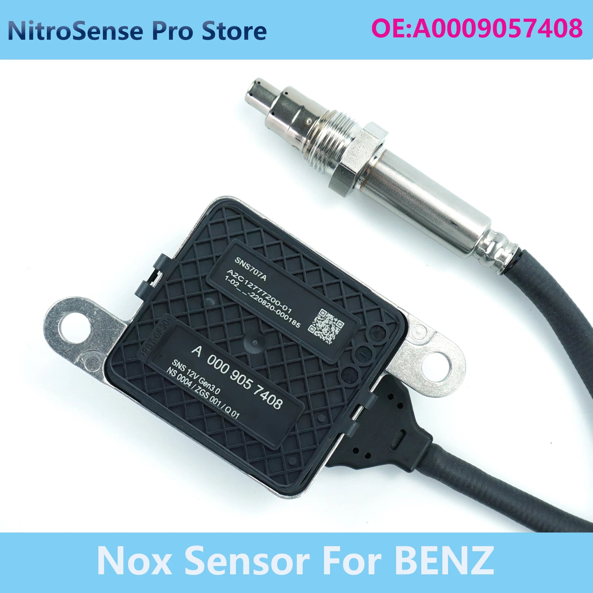 

A0009057408 SNS707A Manufacturer Directly Supply Nox Sensor Nitrogen Oxide Sensor A000 905 74 08 For Mercedes-Benz 12V