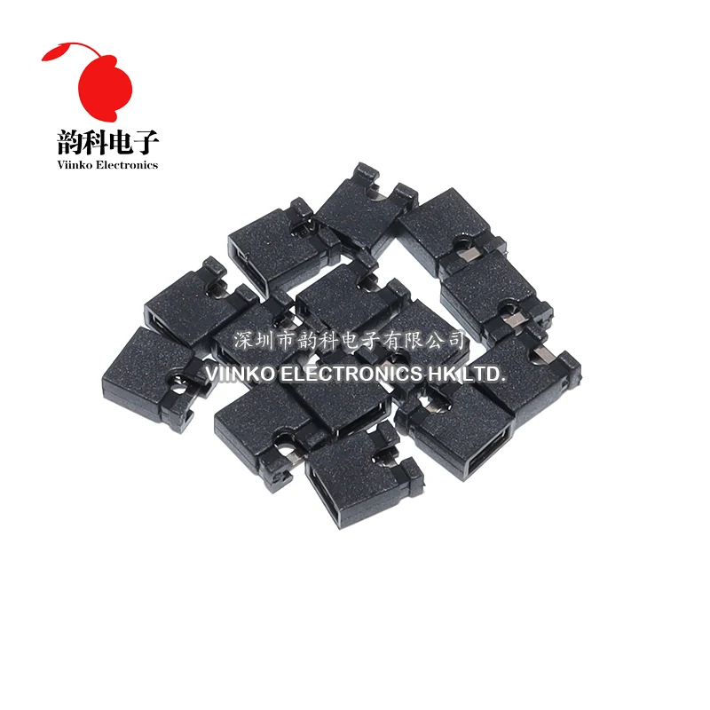  100PCS 2.54MM Pin Header Jumper Blocks Connector 2.54MM For 3 1/2 Hard Disk Drive CD/DVD Drive Motherboard and Expansion Ca