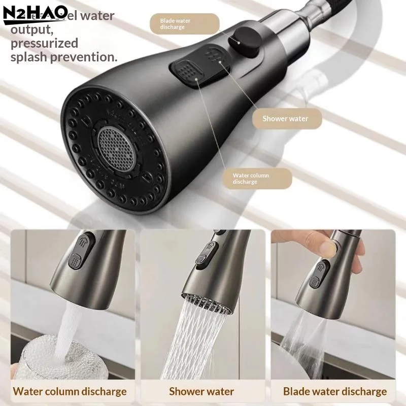 Pull Out Kitchen Sink Faucet Sprayer Head Replacement Nozzle Universal for Mixer Tap Easy Installation Home Upgrade