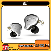KZ ZS10 Pro 4ba + 1dd Hybrid Metal headphones 10-driver high-fidelity bass motion monitor headphones with canc