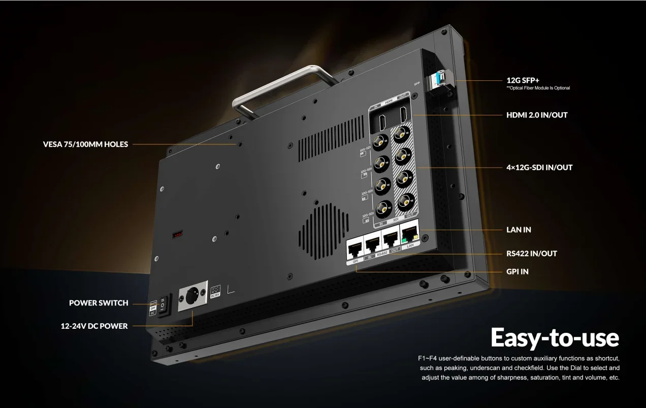 LILLIPUT Q13-8K Q15-8K Q18-8K Q23-8K Q28-8K Q31-8K12G-SDI PRODUCTION MONITORS 3840x2160 3D-LUT Remote Control