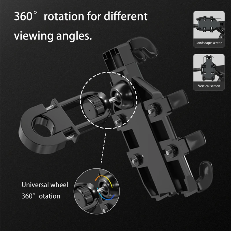 For NMAX 155 NMAX 125 N-MAX 150 N-MAX 155 2015-2023 Accessories Motorcycle Handlebar Mobile Phone Holder GPS Stand Bracket