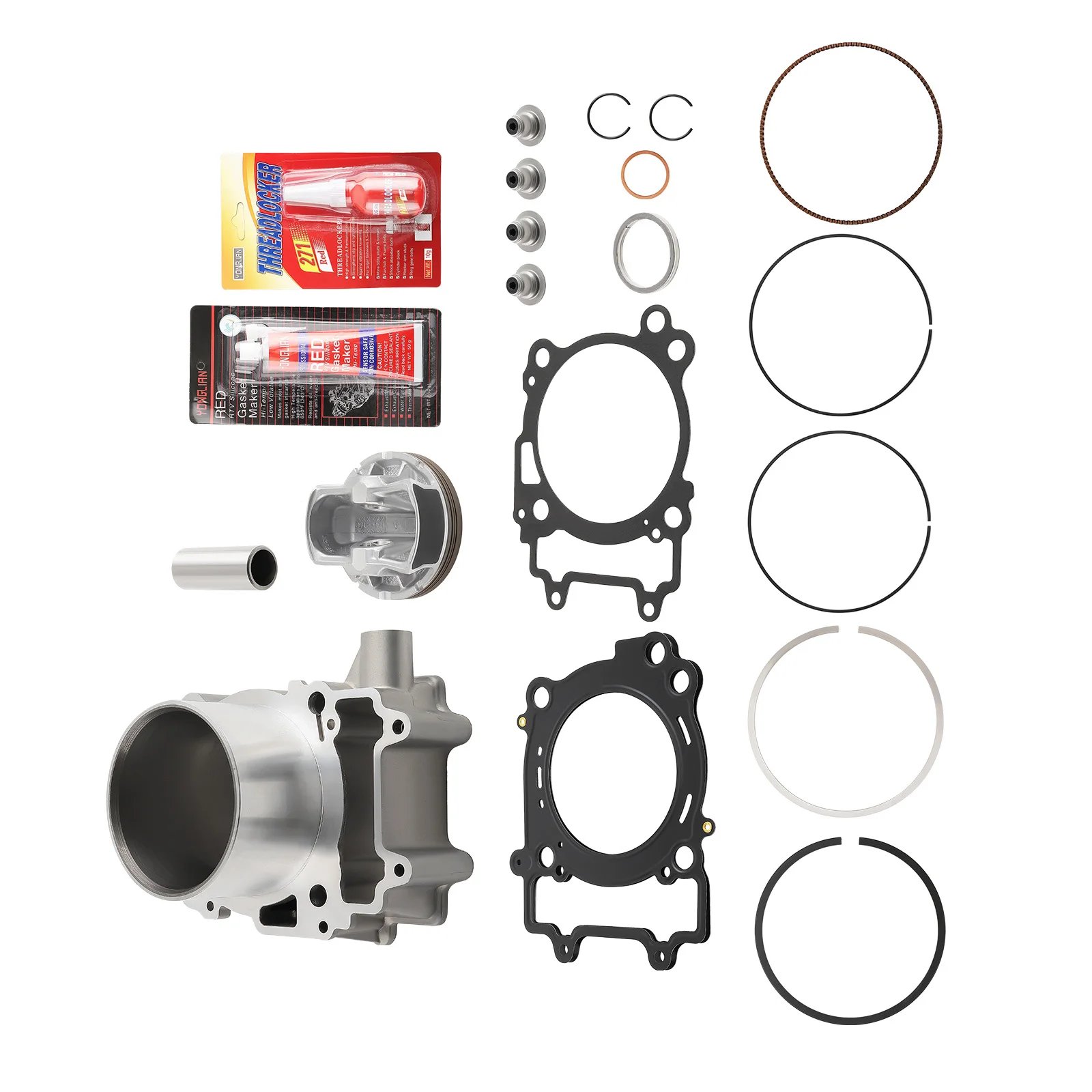 Top End Rebuild Kit Piston Cylinder Gaskets 99mm For Polaris Ranger 570 For Polaris Ranger 570 Fullsize 2015-2019