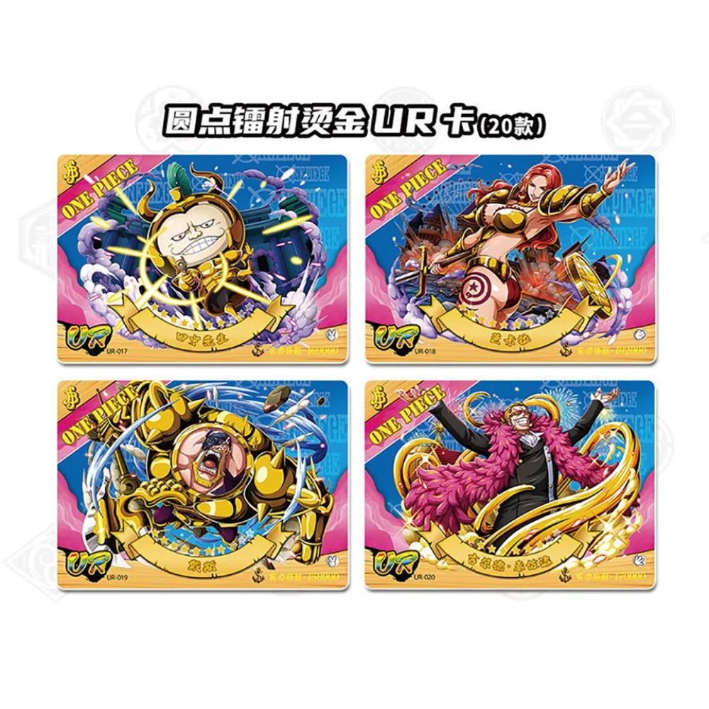 Anime One Piece Cards Collection Adventure Characters Sanji Nami Luffy Circle Dot Laser Hot Stamping CP Card Children Love Gift