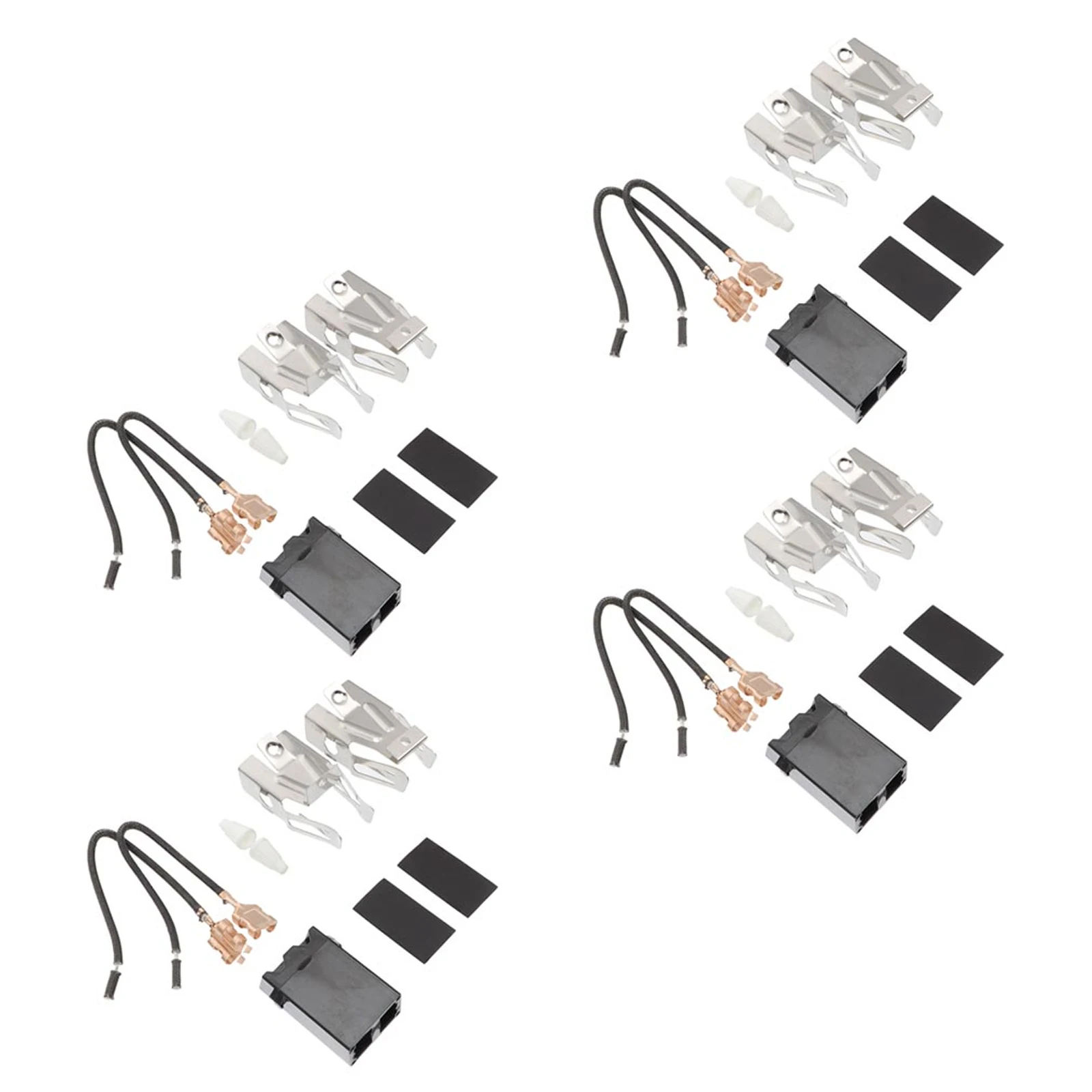 

4 set Burner Kit 4 Sets Replacement For Stove Oven Surface Burner Receptacle Electric Replacement Parts For Range Stove