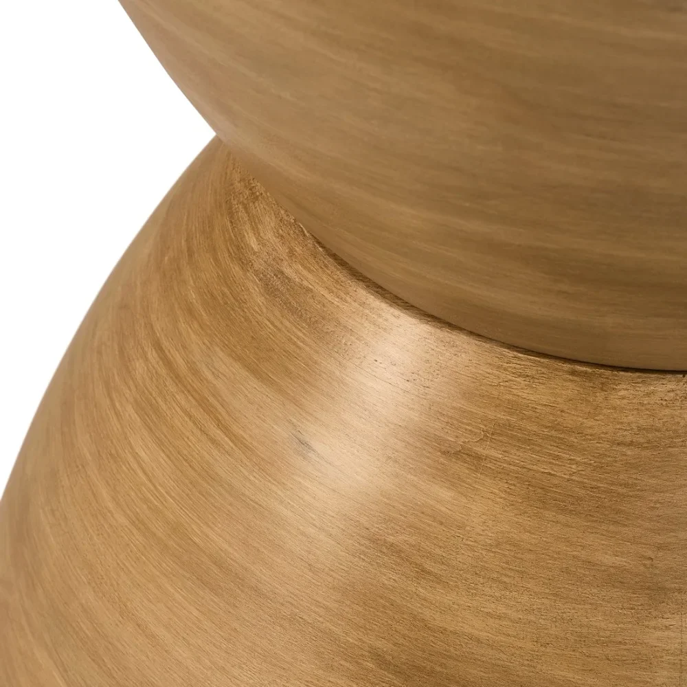 Wood End Table, Light Honey Finish