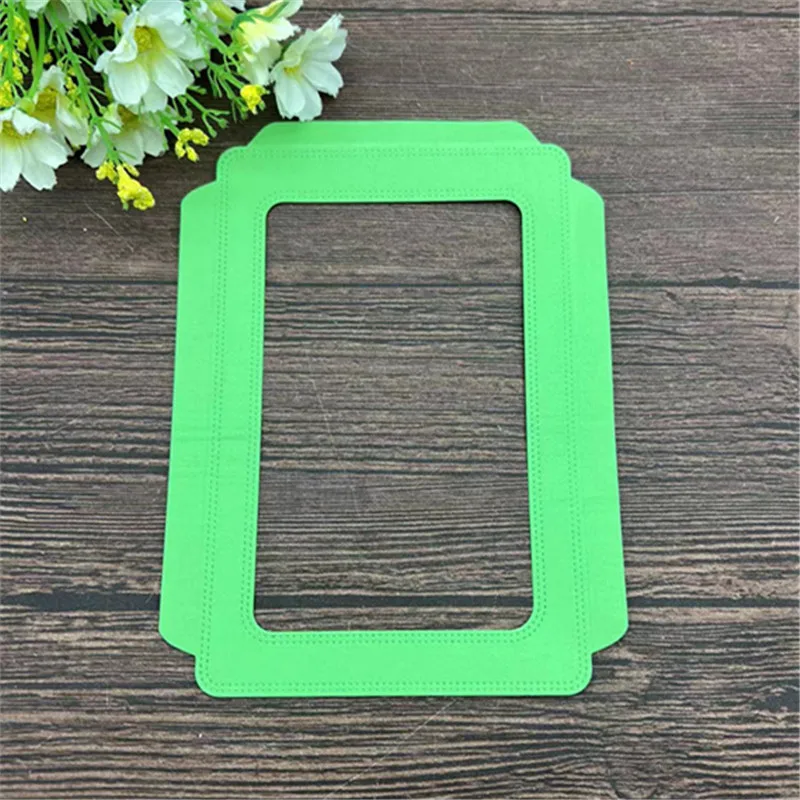 Photo frame background Metal Cutting Dies Stencils For DIY Scrapbooking Decorative Embossing Handcraft Template