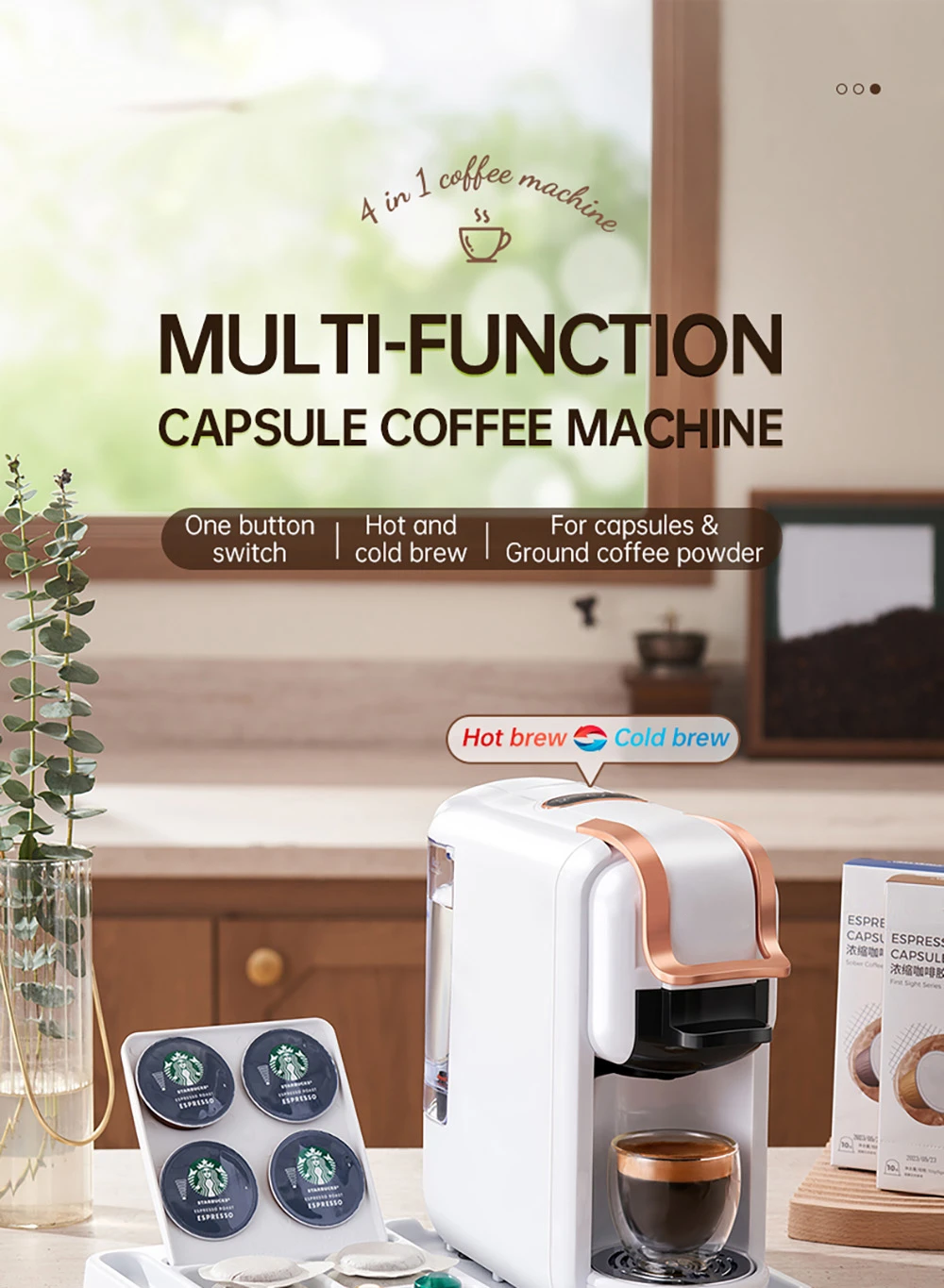 portable capsule coffee machine