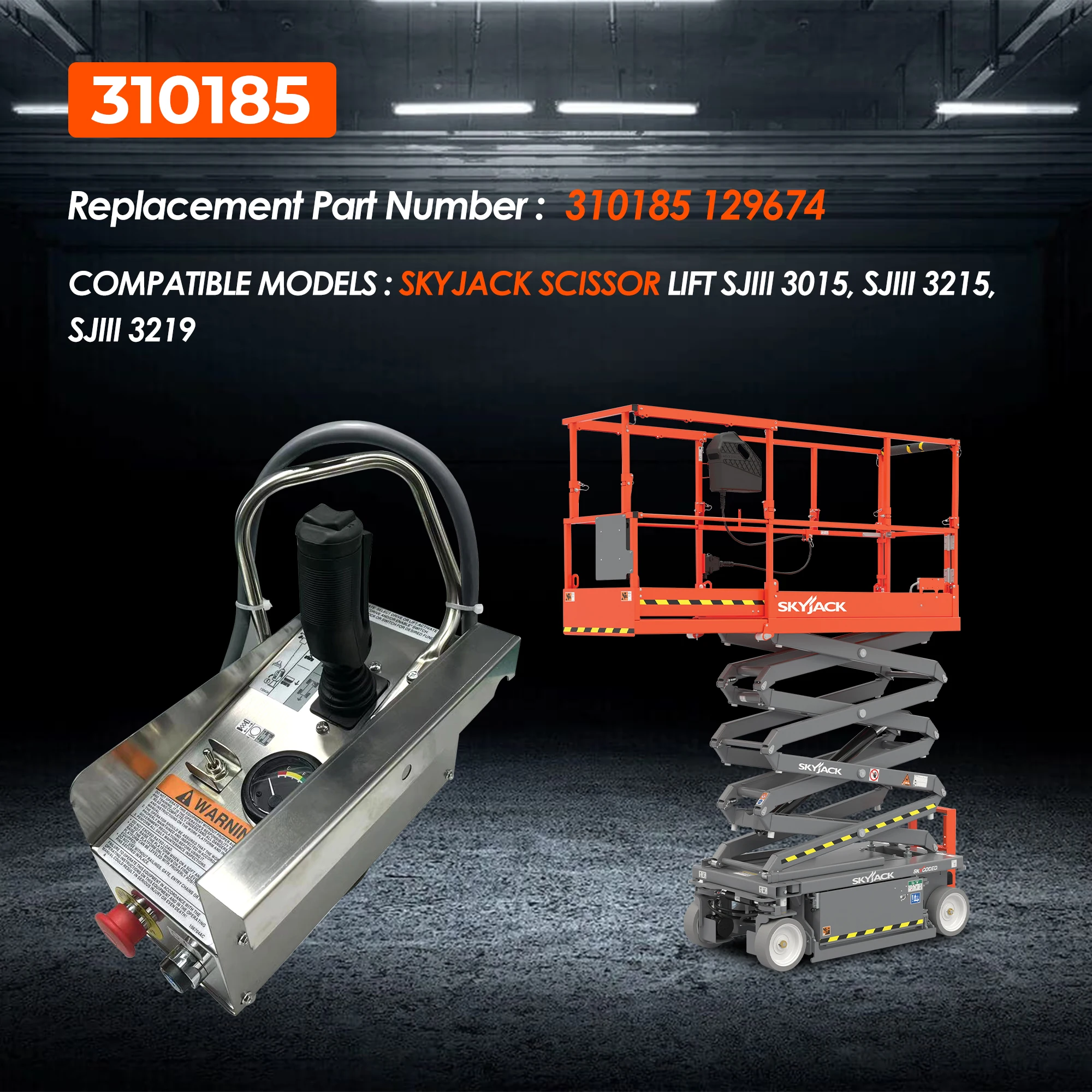 Platform Control Box 310185 for Skyjack SJIII 3015 SJIII 3215 SJIII 3219 Scissor Lifts
