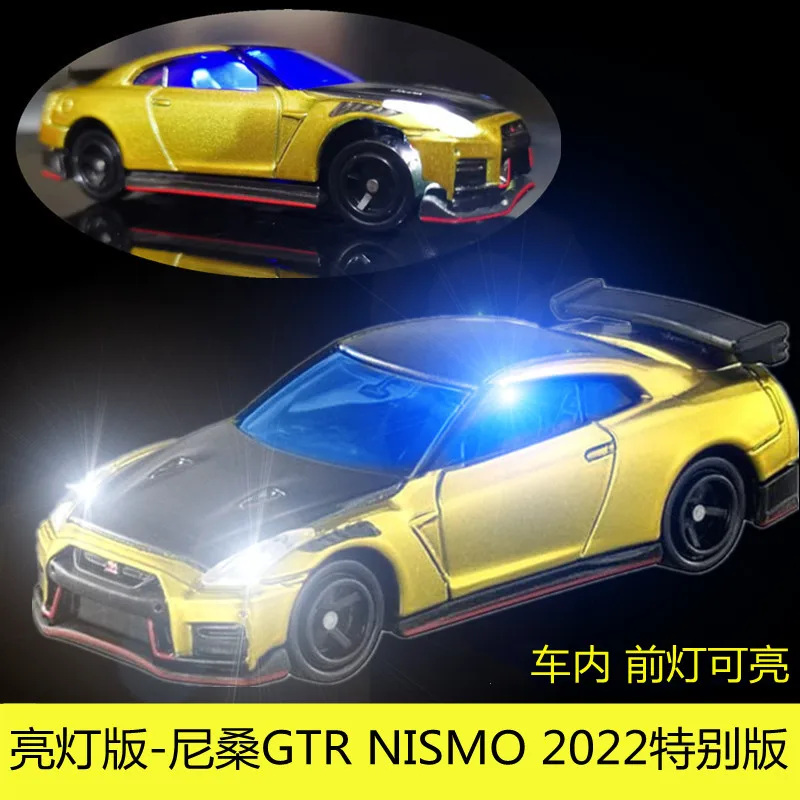 

TAKARA TOMY TOMICA alloy bright light toy car NISSAN GTR NISMO 2022 Special Edition, children's Halloween Christmas holiday gift