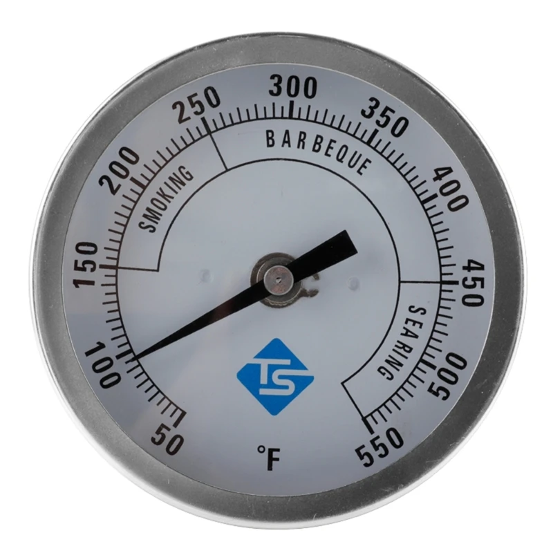 

Round Dials Temperature Test Meter Stainless Steel 50-550℉ Oven Thermometers 1/2NPT Thread Mount Temp Gauge for Grill