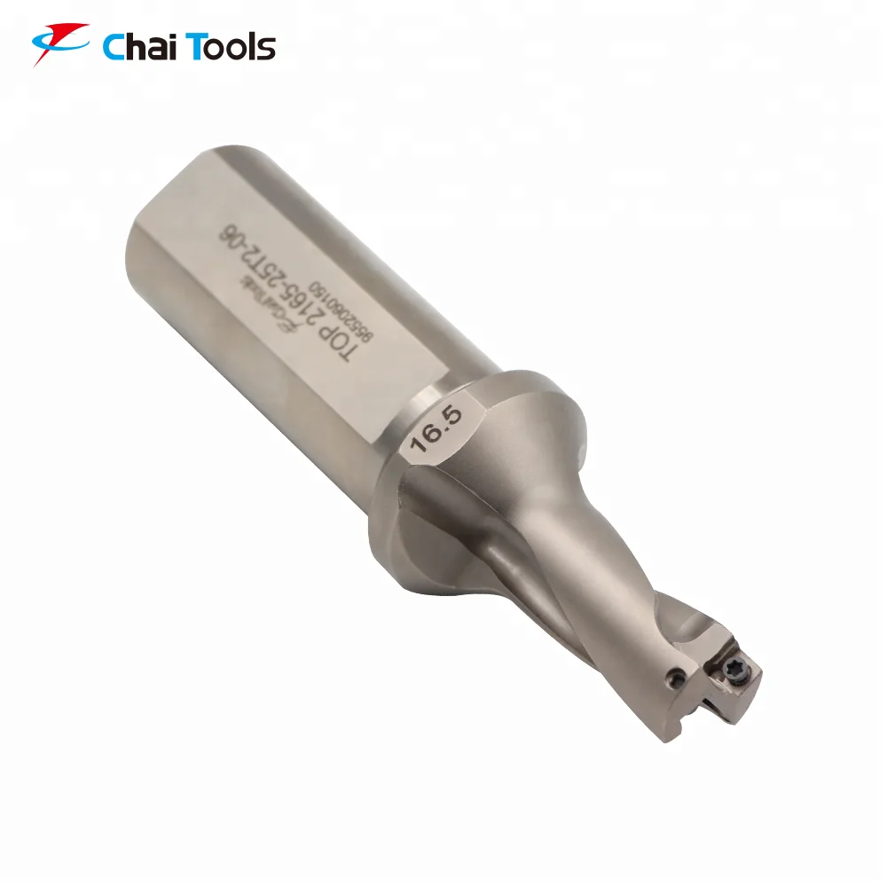 TOP 2165-25T2-06 2D Indexable Insert U Drill for Hign Precision CNC Machining