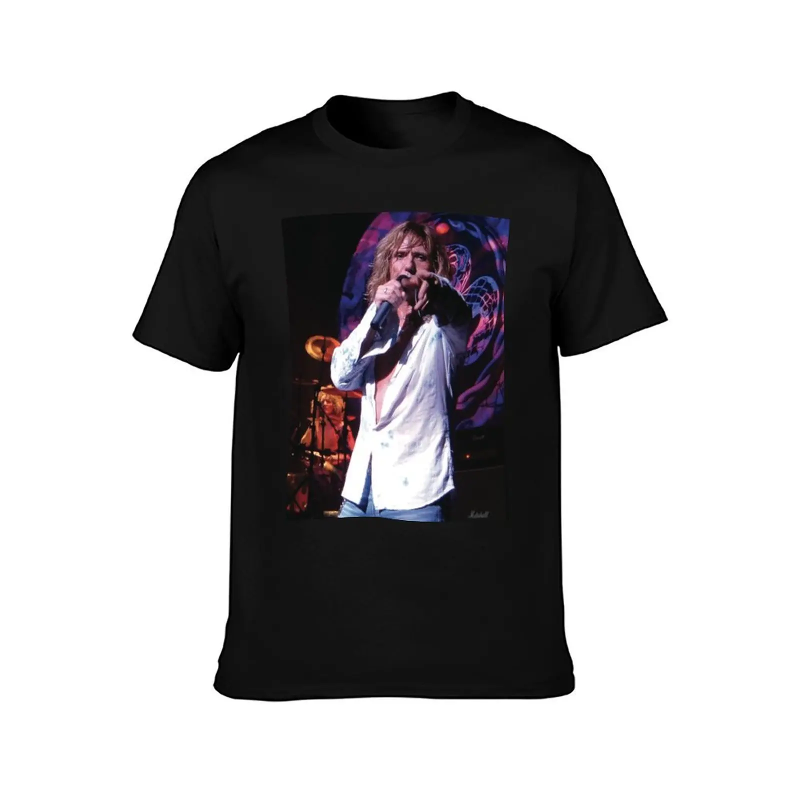 WHITESNAKE- David Coverdale - Live in Newport Centre T-Shirt boys whites cute clothes customs Anime t-shirt Men's t shirts