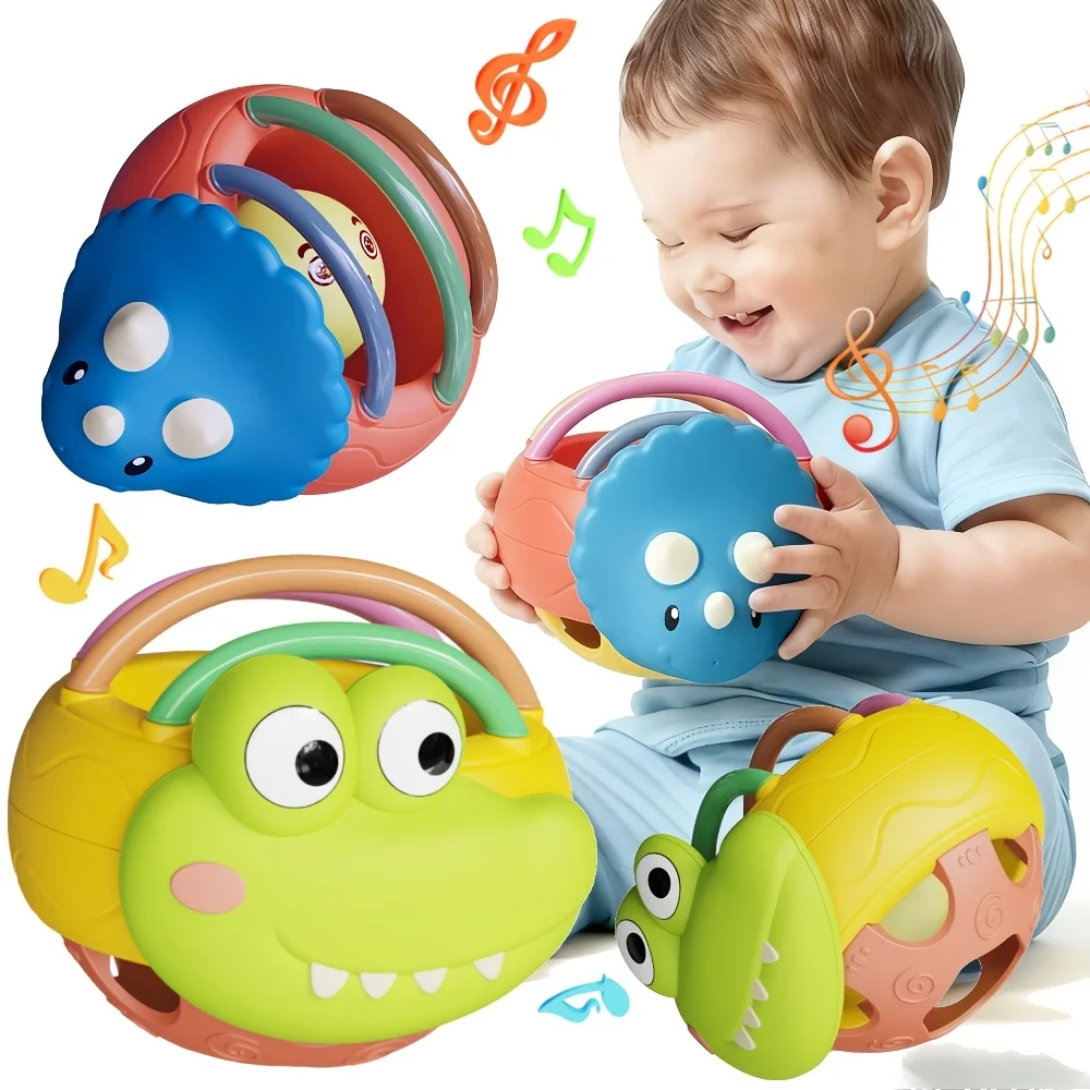 Cute And Interesting Hand-Held Baby Rattle, ABS Material, Color Festival Can Send Birthday Gifts, Christmas, Easter