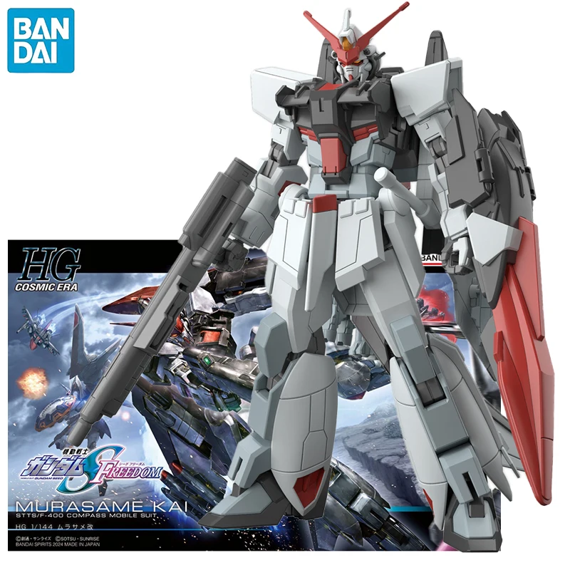 Original BANDAI HG:CE 1/144 GUNDAM SEED FREEDOM MURASAME Kai Assembly Model Ver. Anime Action Figures Model Collection Toy