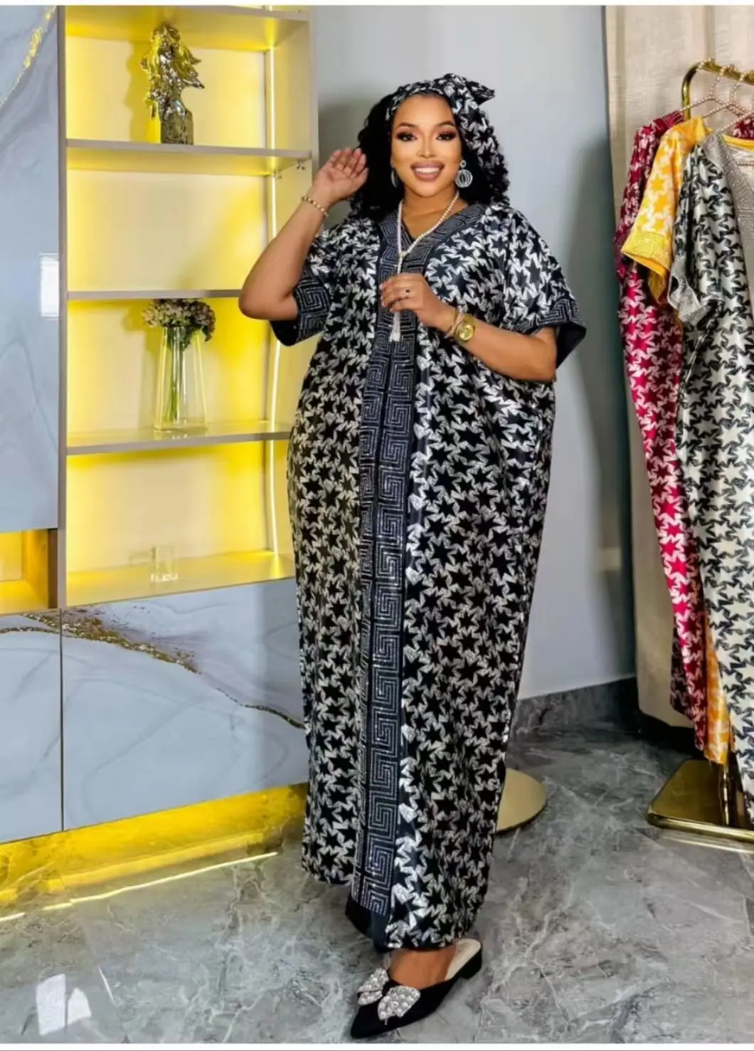 

Customized Abayas For Women Dubai Luxury 2025 African Muslim Fashion Dress Caftan Marocain Evening Party Dresses Boubou Robe Dje