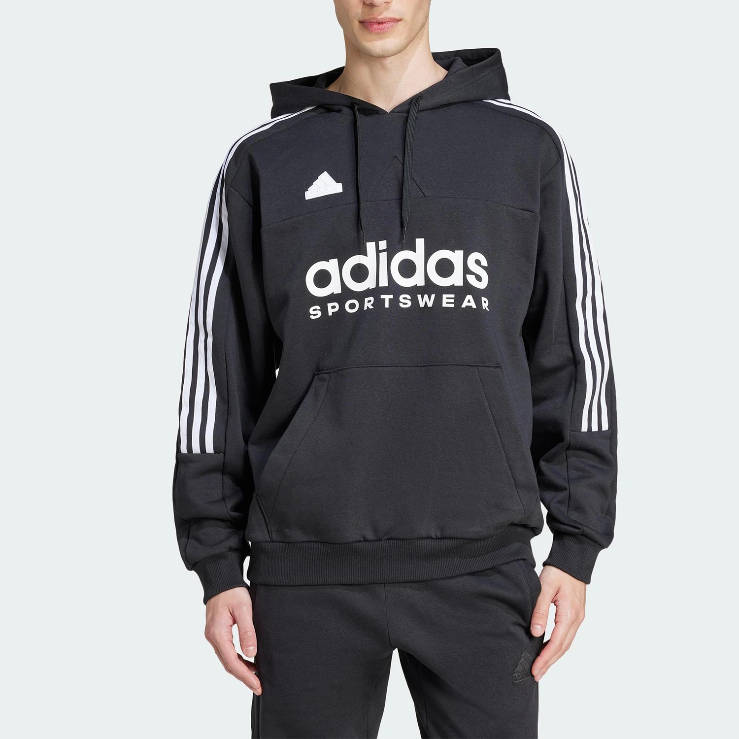 

Мужская свободная толстовка с капюшоном Adidas Originals M TIRO FL HDY IW5936