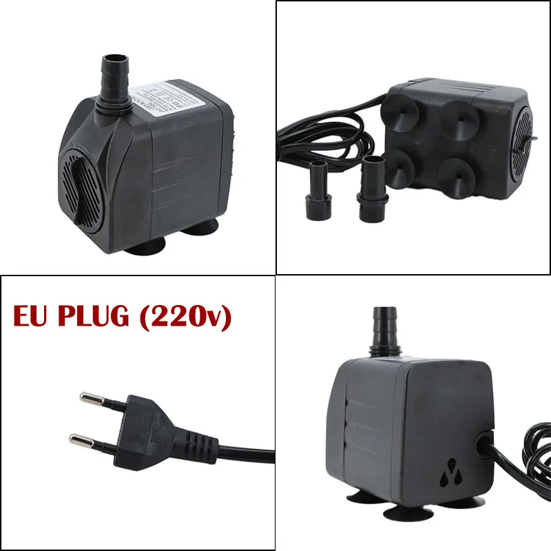 5/10/16/25/35/45W Submersible Water mini Pump Brushless EU 220v Filter Fish Tank Garden Hydroponic System Aquarium Fountains Pon