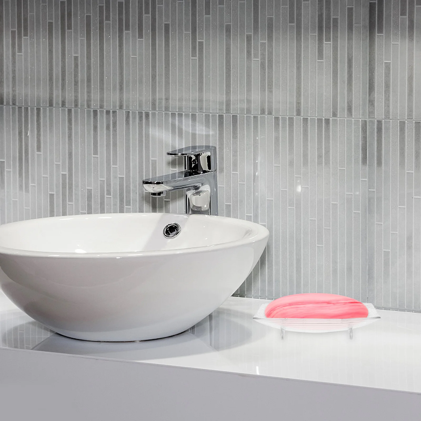 

Multifunctional Pet Self Draining Tray For Sink Bathroom Shower Compact Design Rack With Drainage Holes For Home