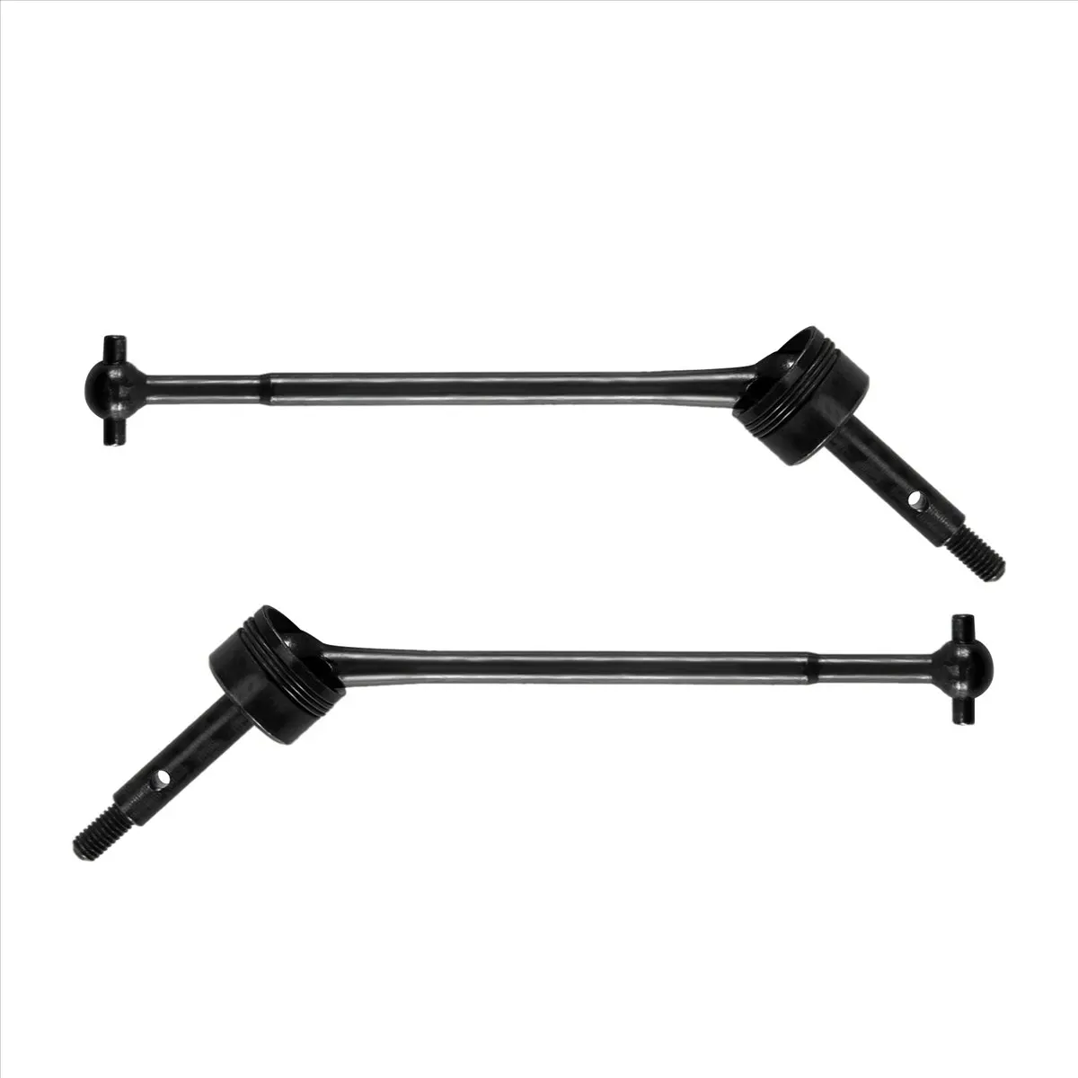 【CYBER MONDAY】2Pcs 45 Hardened Steel CVD Drive Shaft for 144001 124019 LC Racing 1/14 RC Drift Car Upgrade Parts,A