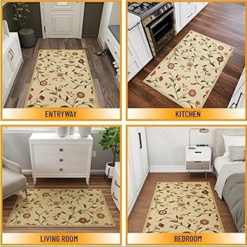 VIKAMA American Living Room Retro Carpet Persian Wind Sand Tea Table Blanket Comfortable Bedroom Bed Blanket Home Decoration view 3