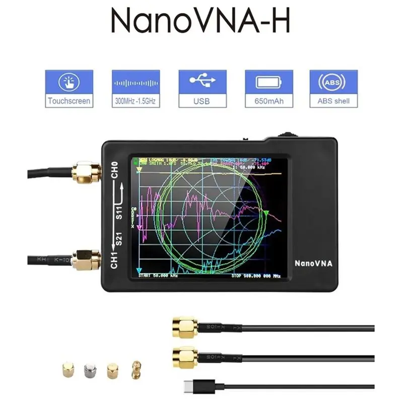 ABCA-Nanovna-H 50Khz-1.5Ghz Vector Network Analyzer 2.8