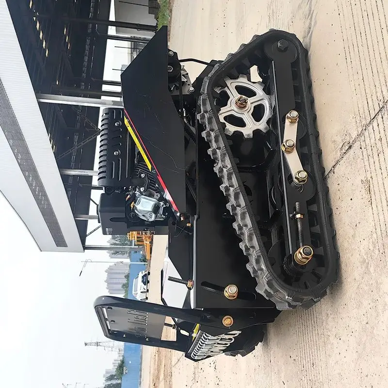 Customized Hot Sale Crawler Lawn Mower Power Garden Turn Grass Cutter with Tracks