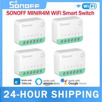 SONOFF MINIR4M MINI Extreme WiFi Smart Home Switch 1-8PCS Detach Relay Matter Via EWeLink Voice Control Alexa Google Home