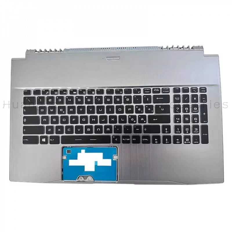 S+Original New Silver US Keyboard Palmrest MS-17F1 MS-17F3 MS-17F5 For MSI GF75 Laptop Replacement