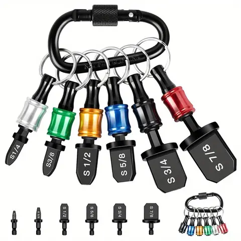 12Pcs Swage Tool HVAC Repairing Set With Bit Holder, Air Conditioner Copper Tube Expander Swaging Tool Drill Bit, Soft Copper Pi