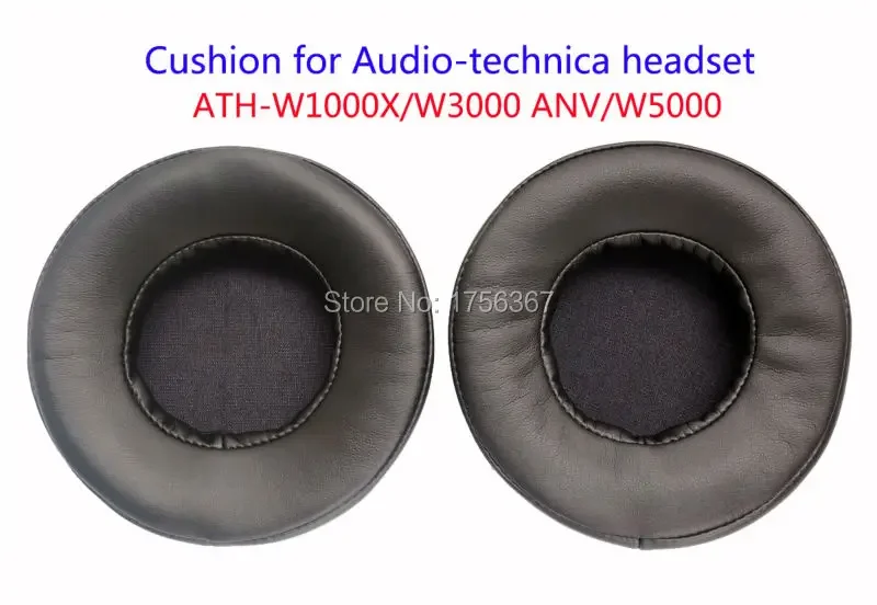 Replacement Ear pads Compatible for Audio-Technica ATH-W3000 ATH-W1000X  ATH-W1000Z ATH-W2002 ATH-5000 ATH-L3000 headset cushion