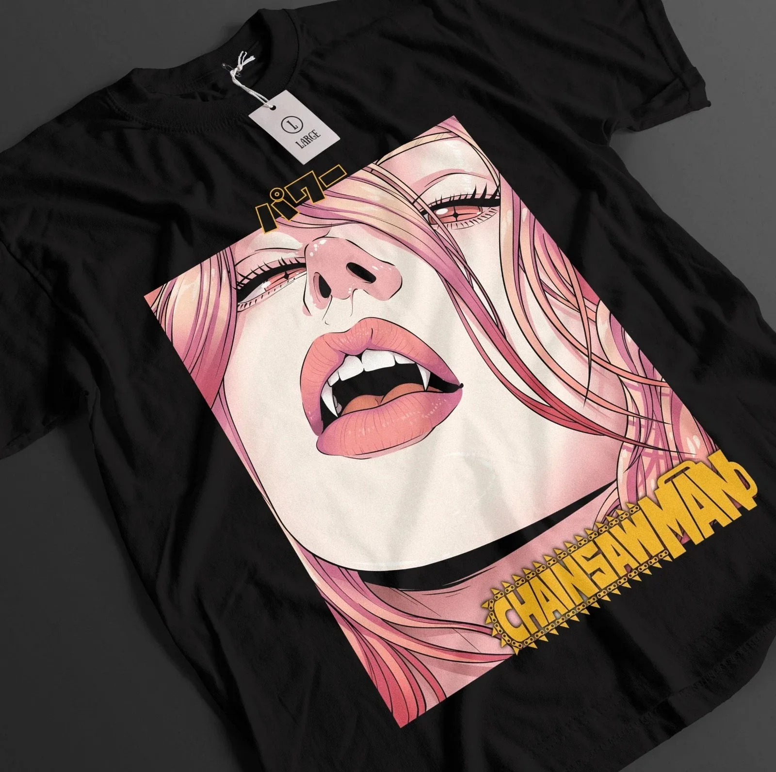 Power Chainsaw Man Anime Blood Fiend Comic Panels Graphic T-Shirt Cotton Men Women Streetwear Tee