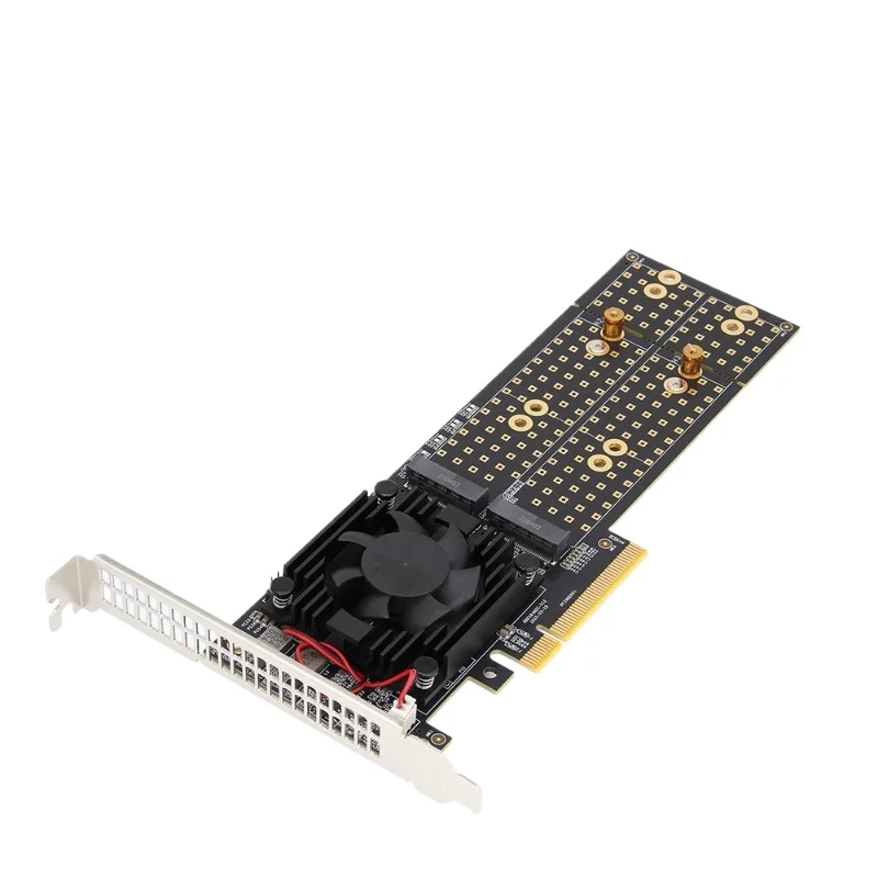 For Split-free, Four-disc M.2 Plx8747 Silent, Full-height/half-height PCIe Expansion Card