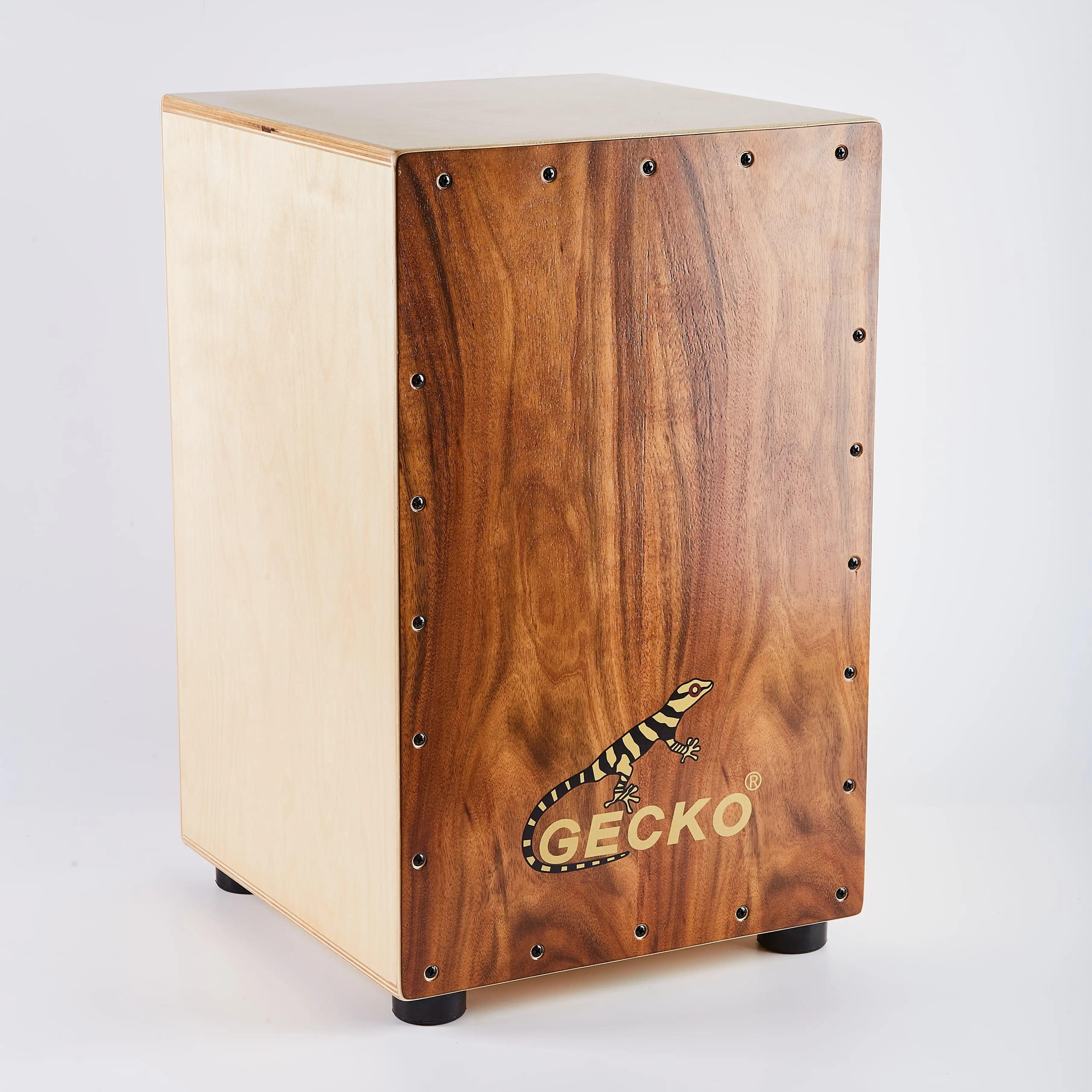 Gecko CL50 Full Size Flamenco Cajon Drum Percussion Instrument Natural Professional Musical Instrument Cajon Box Drum With Snare