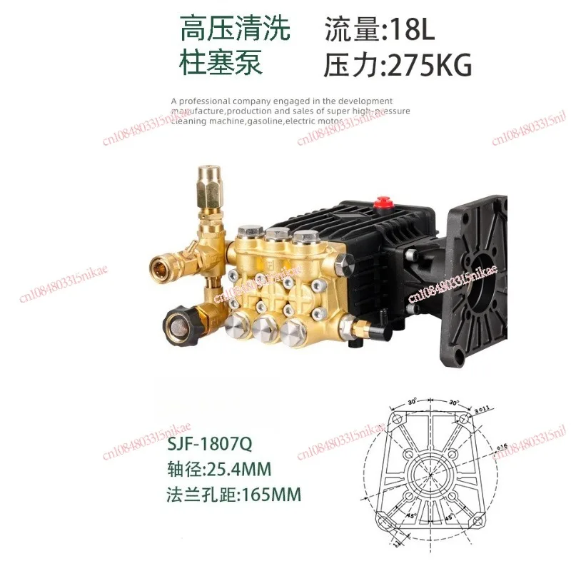 

Reciprocating High-Pressure Plunger Pump | Multi-Function for Cleaning, Spraying & Boosting