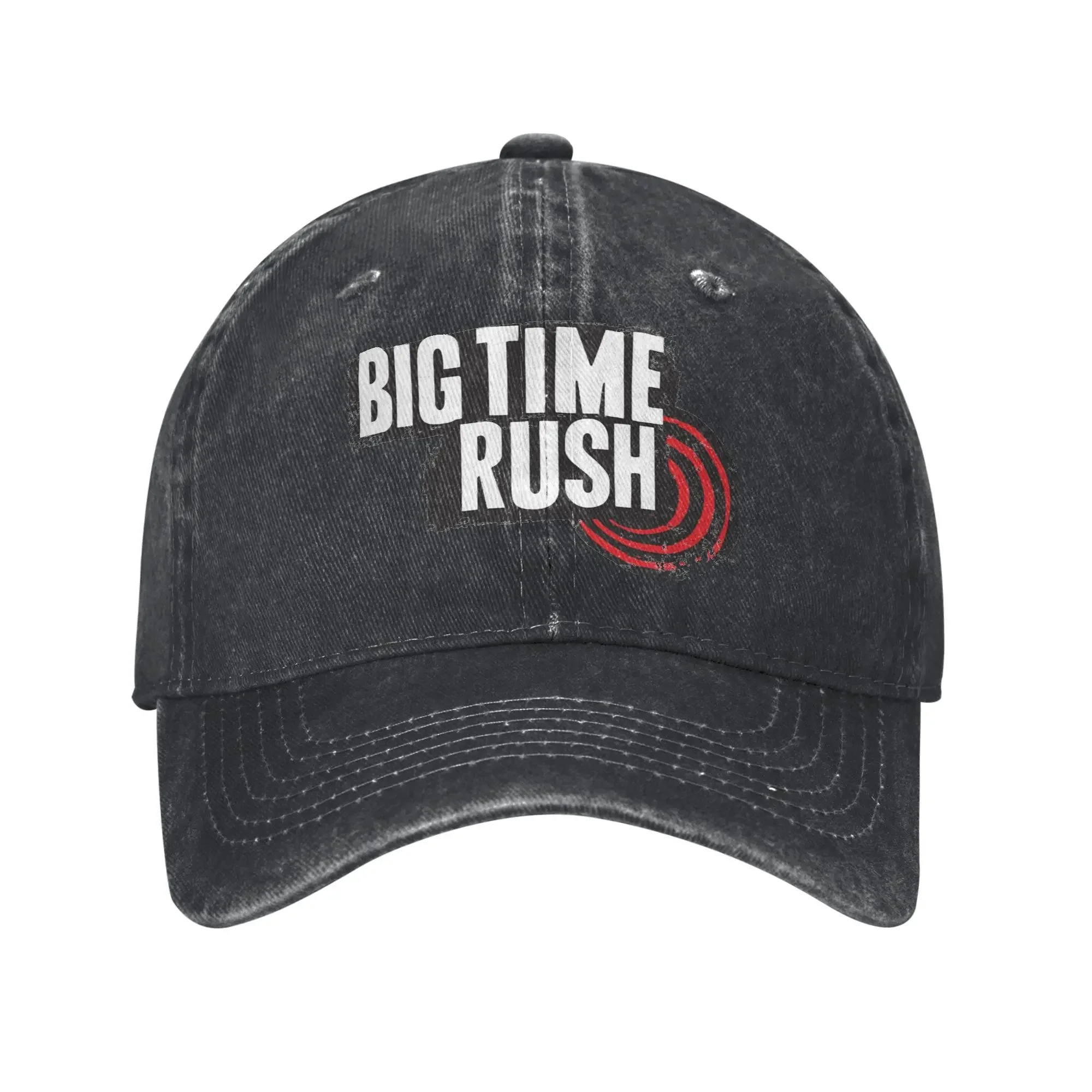Gorra de béisbol de la banda Big Time Rush, unisex, de algodón desgastado, para exteriores, de verano, sin estructura, suave