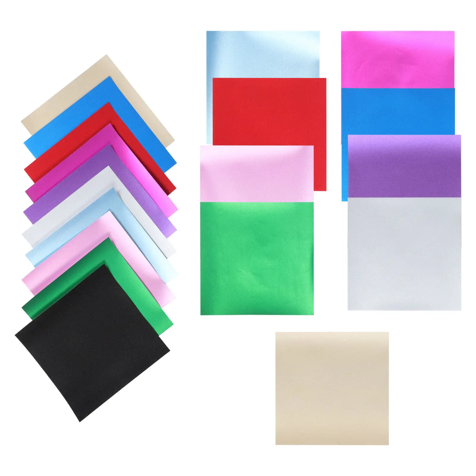 

19 Rolls Glitter Adhesive Vinyl Sheets Permanent Self-Adhesive Craft Vinyl for Car Cup Window Decor DIY Decals Home Glass Tile