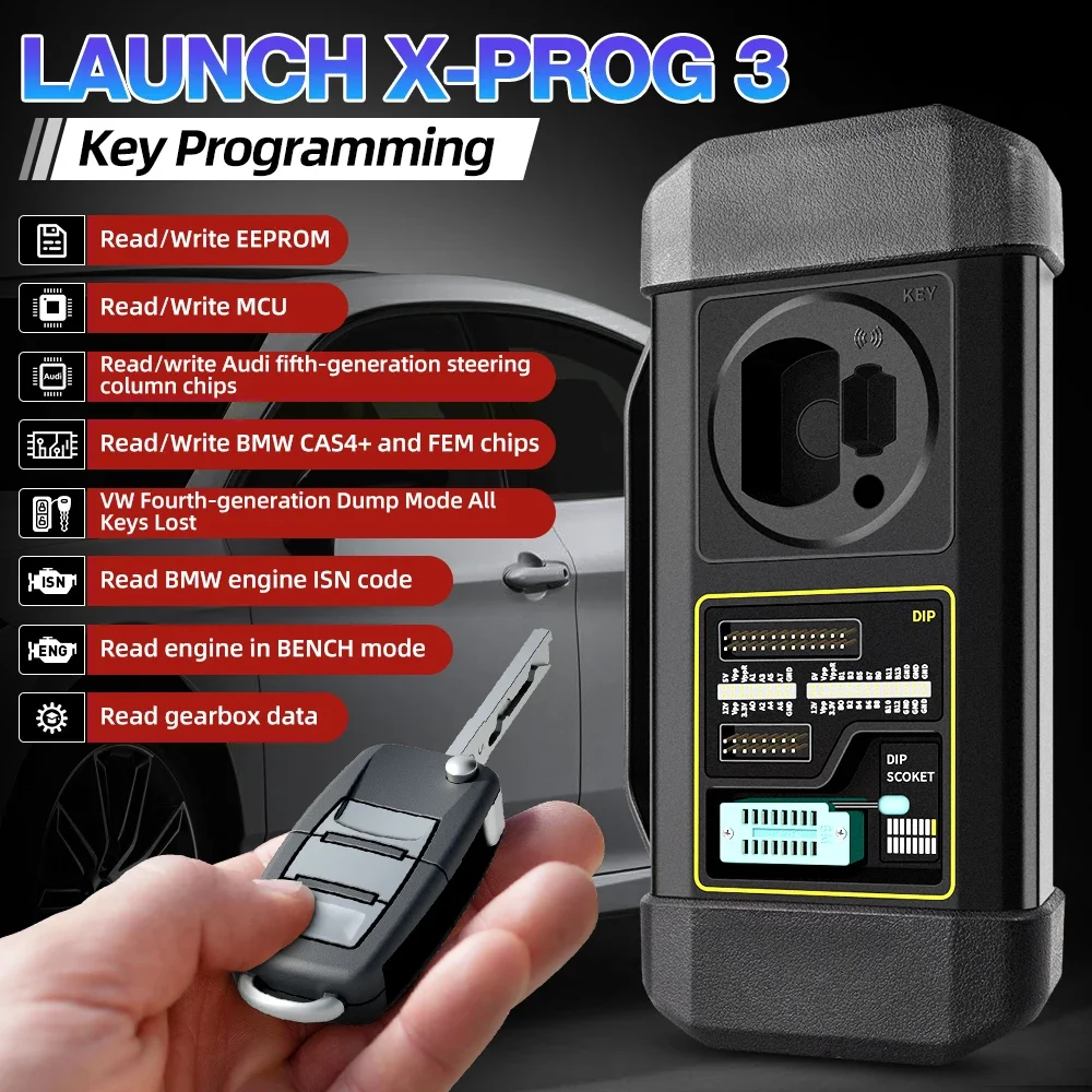 X431 Xprog 3 for X431 PAD V VII  Read Write Car Key Chip Auto Key Programming Tool Xprog3 Immobilizer IMMO Key Programmer