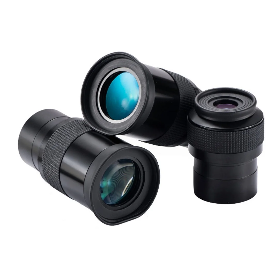 2inch 80 Degree Wide Angle Eyepiece F15mm 20mm 30mm High Definition Metal Astronomical Monocular Binocular Telescope Accessory