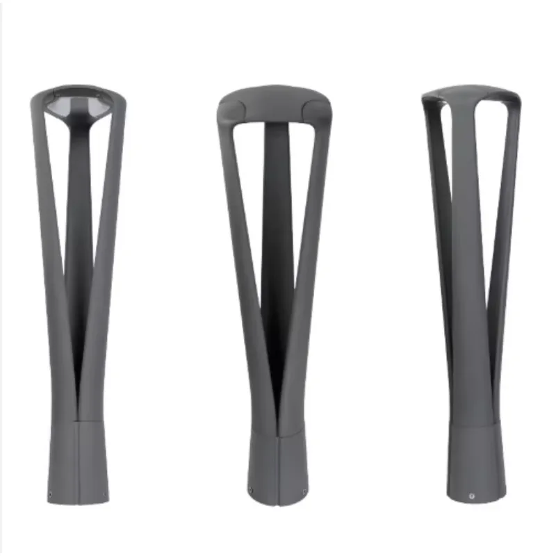 Aluminium-Garten-LED-Rasenleuchte der Güteklasse IP65 für den Außenbereich, Installation eines 120-Grad-Lichtwinkels