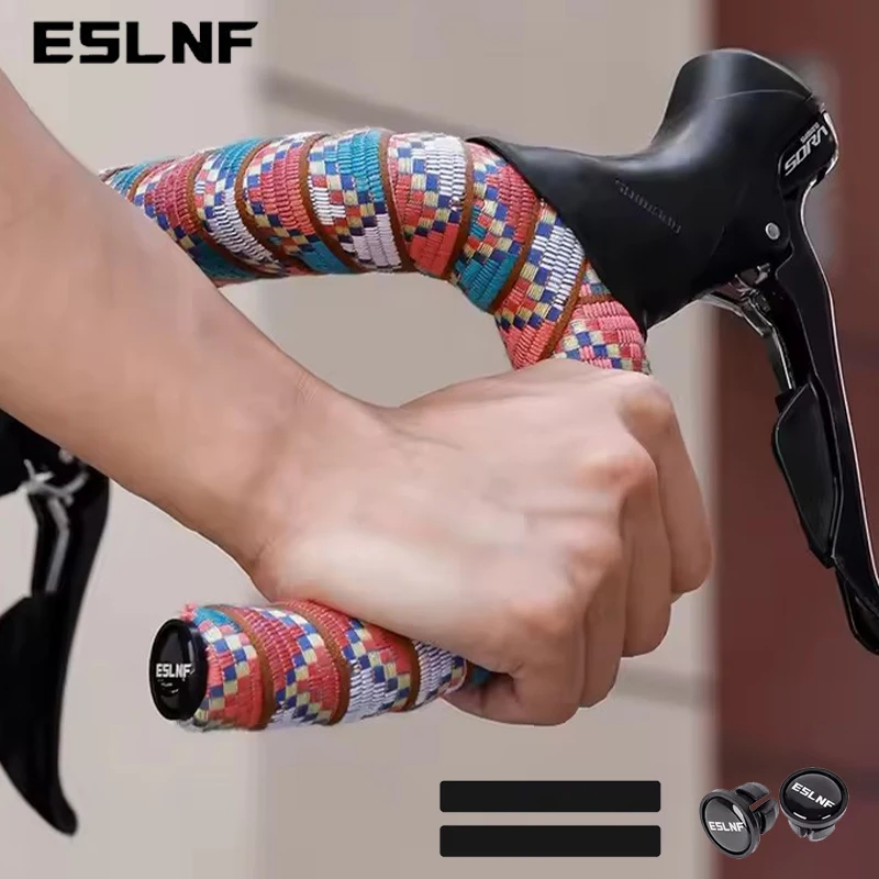 

Лента на руль шоссейного велосипеда Противоударные ремни на руль Хлопковые впитывающие пот ленты на руль велосипеда Велосипедный ремень Твидовый стиль