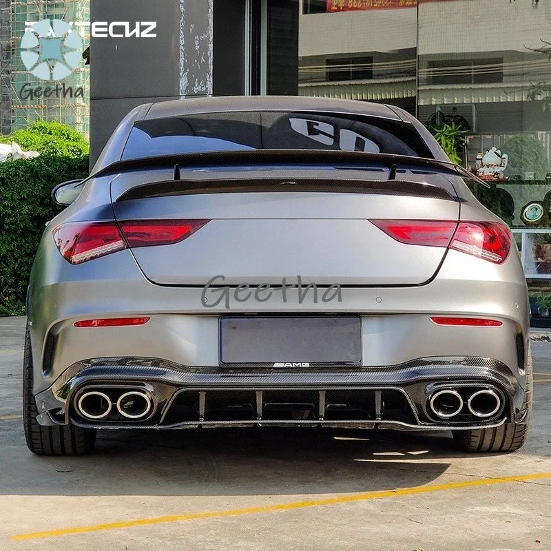 

For Dry Carbon Fiber Body Kit Rear Diffuser for Mercedes Benz C118 AMG CLA35 CLA45S