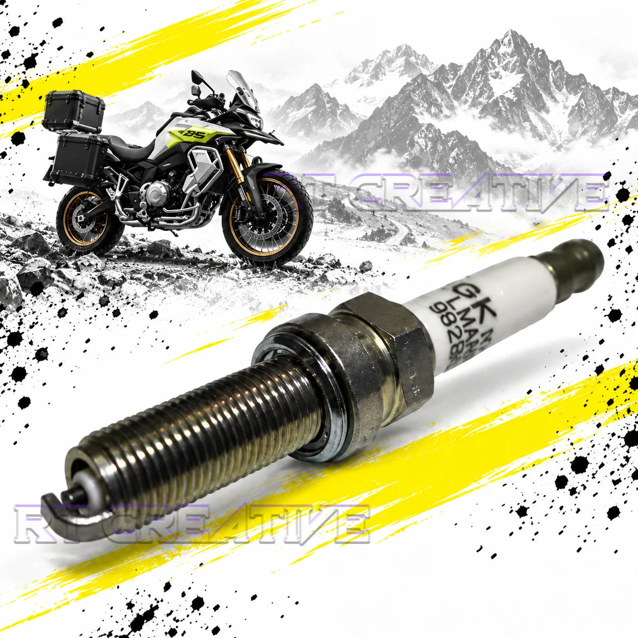 Motorcycle Original Ignition Spark Plug LMAR9J-9E Fit VOGE DS900X F850GS RR660S Adventure Bike