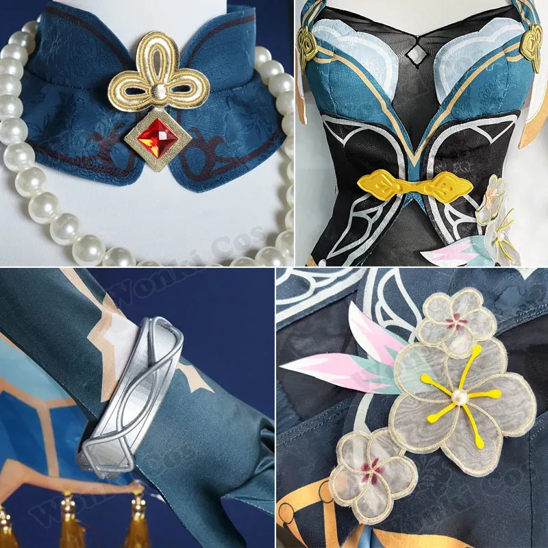 

Star Rail Ruan Mei Cosplay Costume Wig Sexy Dress for Women Game Ruanmei Costumes Full Set with Accessories