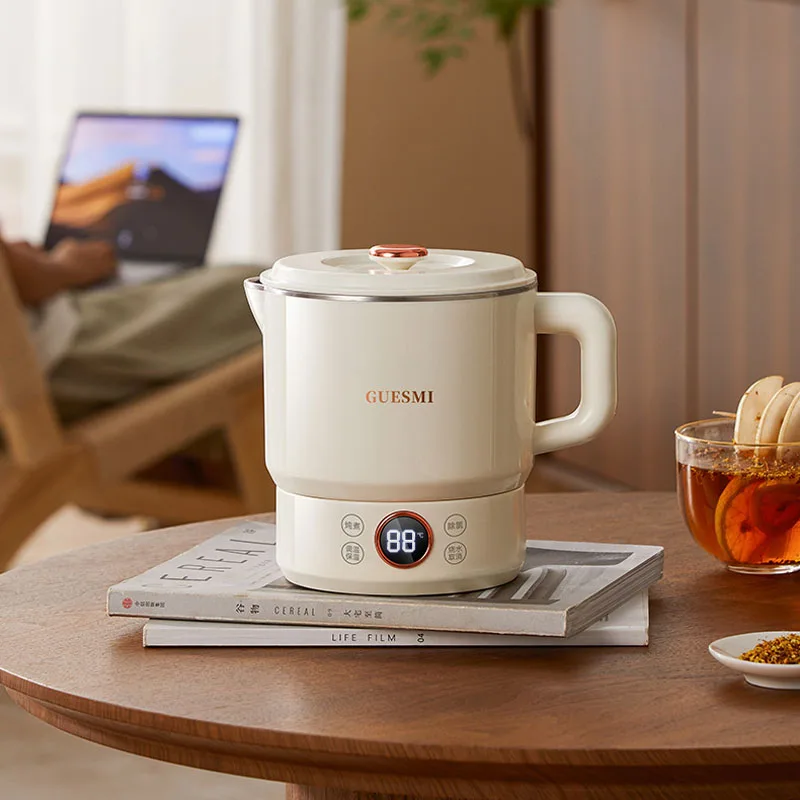 

Folded Electric Kettle 1.5L Cooking Pot Multicooker Portable Kettles TeaPot Travel Heating Cup 304 Stainless Steel Slow Cooker