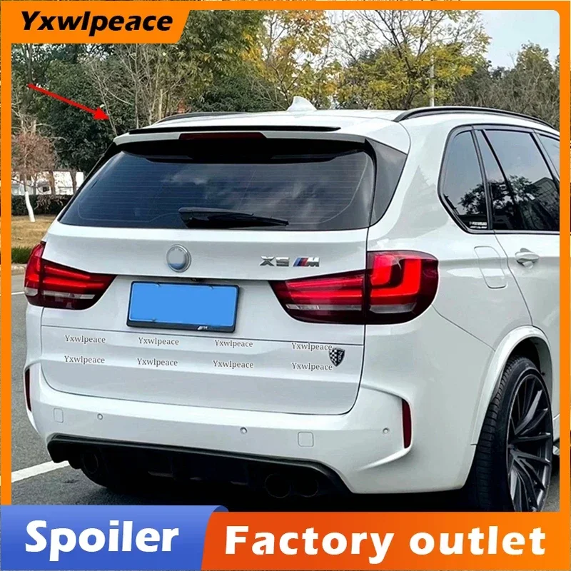 

MP Style ABS Glossy Black /Carbon Fiber Look Rear Roof Trunk Spoiler Car Accessories For BMW X5 F15 2014 2015 2016 2017 2018