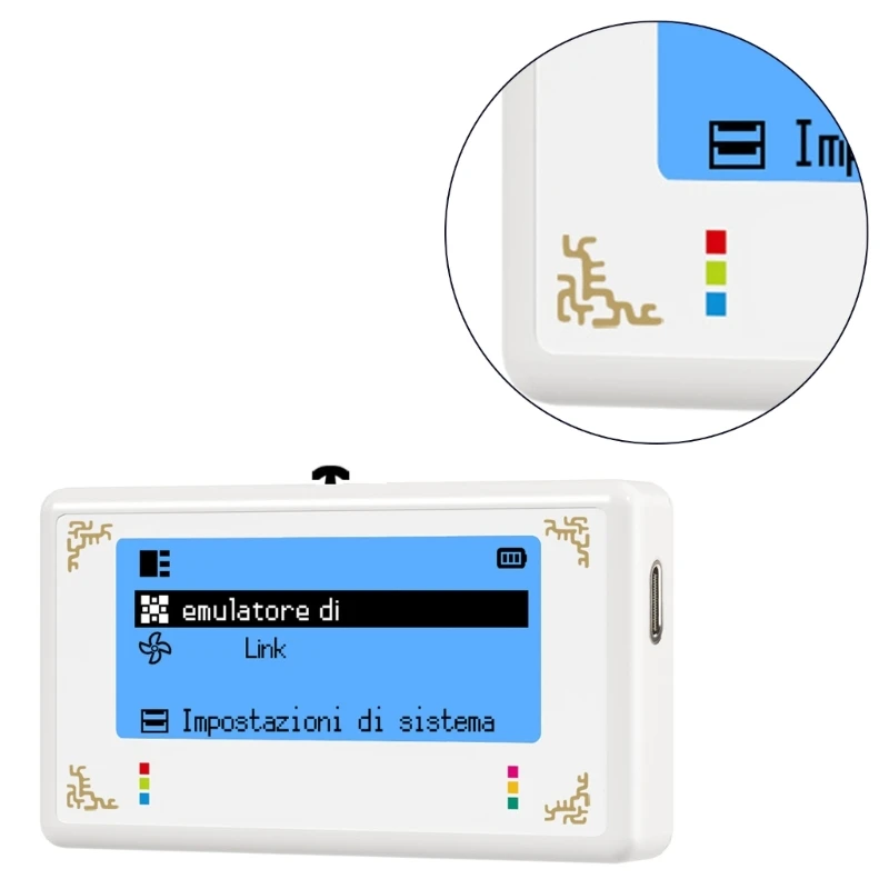 Портативный интеллектуальный эмулятор передачи с большим экраном для Amiibopro