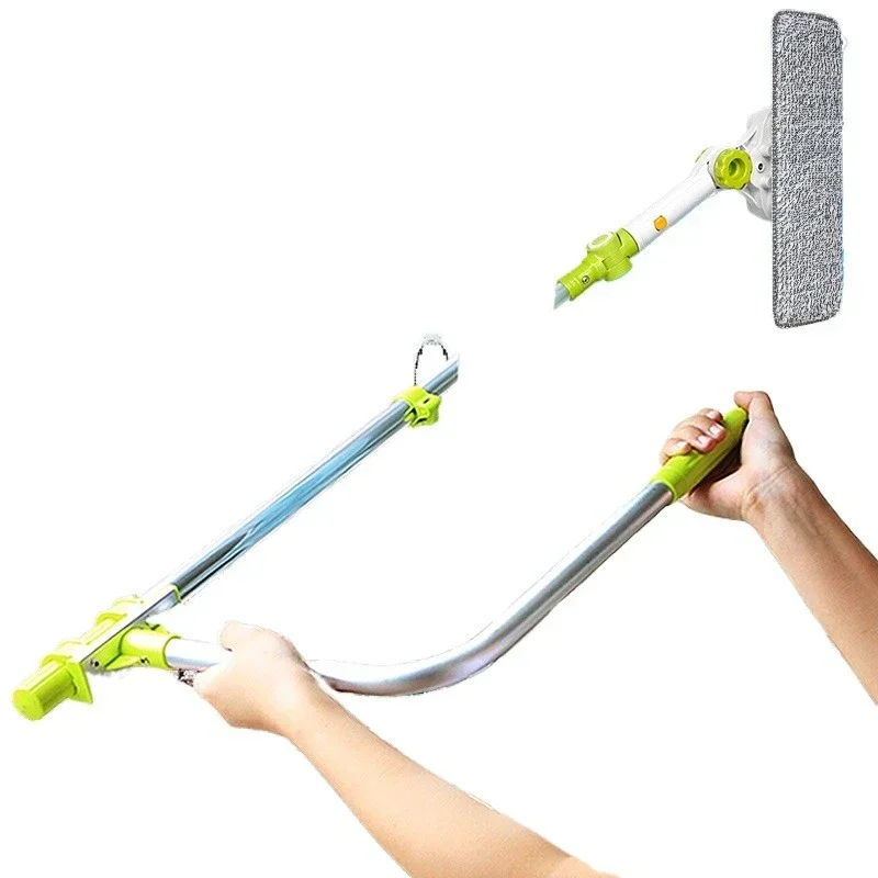 glass cleaning artifact household high-rise window telescopic double-sided window